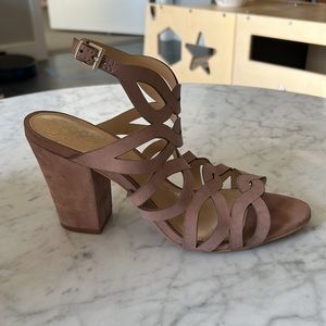 Vince Camuto mauve cage heels sz 7.5